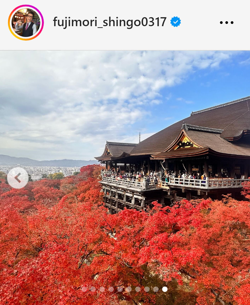 藤森慎吾のインスタグラムから