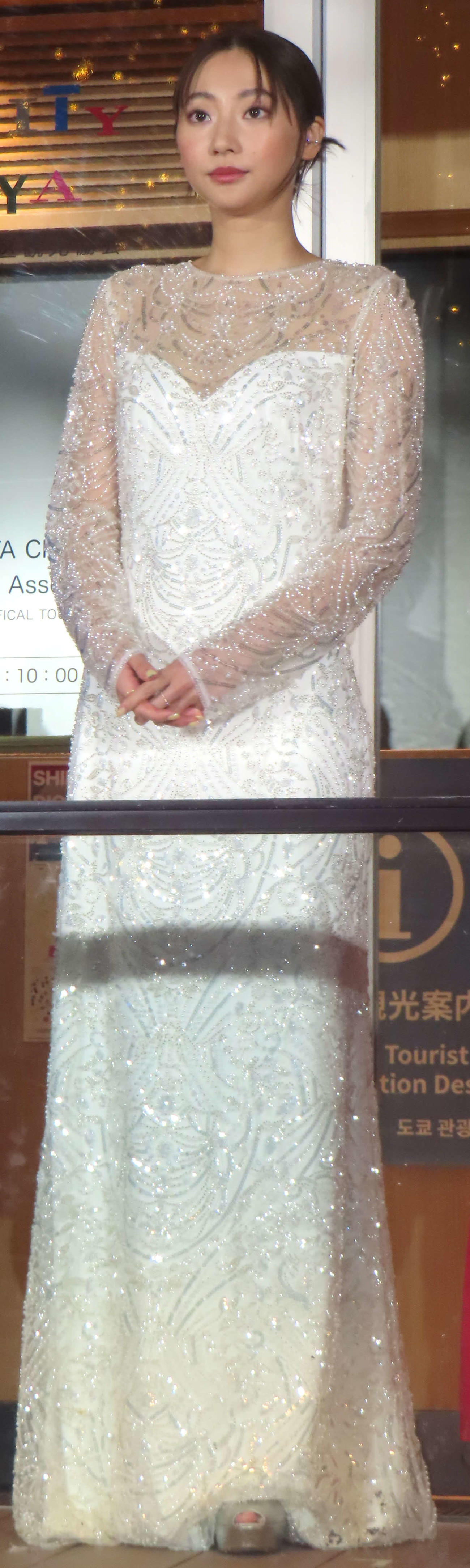 「SHIBUYA WINTER ILLUMINATION 2023－2024 COLLECTIONS」に出席した武田玲奈