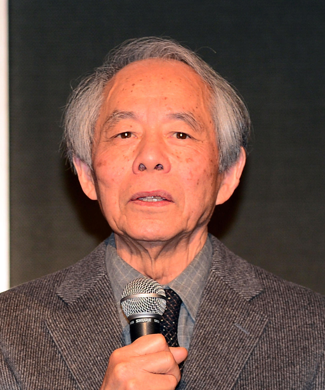 山田太一氏（2014年2月12日撮影）