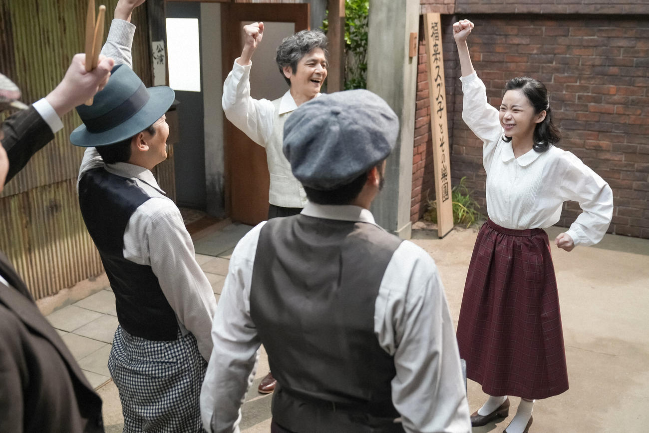 NHK連続テレビ小説「ブギウギ」の1場面（C）NHK