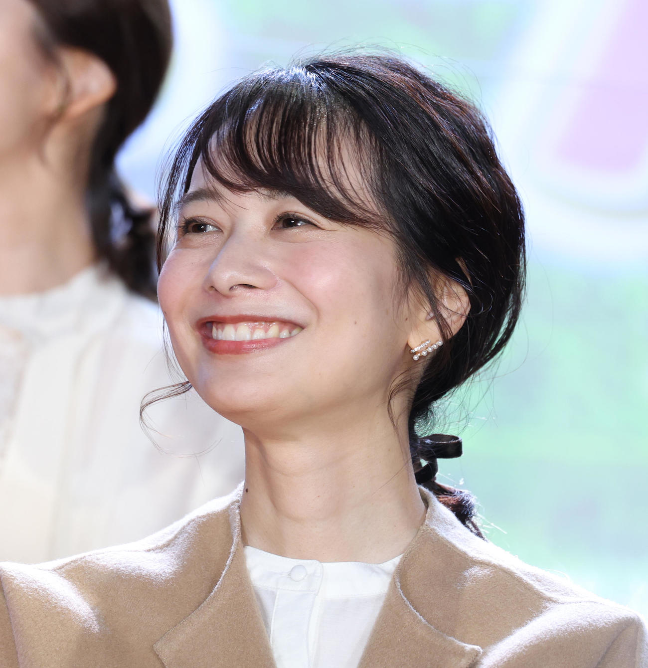 「THE WILLIAMS DAY」に参加した高見侑里アナウンサー（撮影・中島郁夫）
