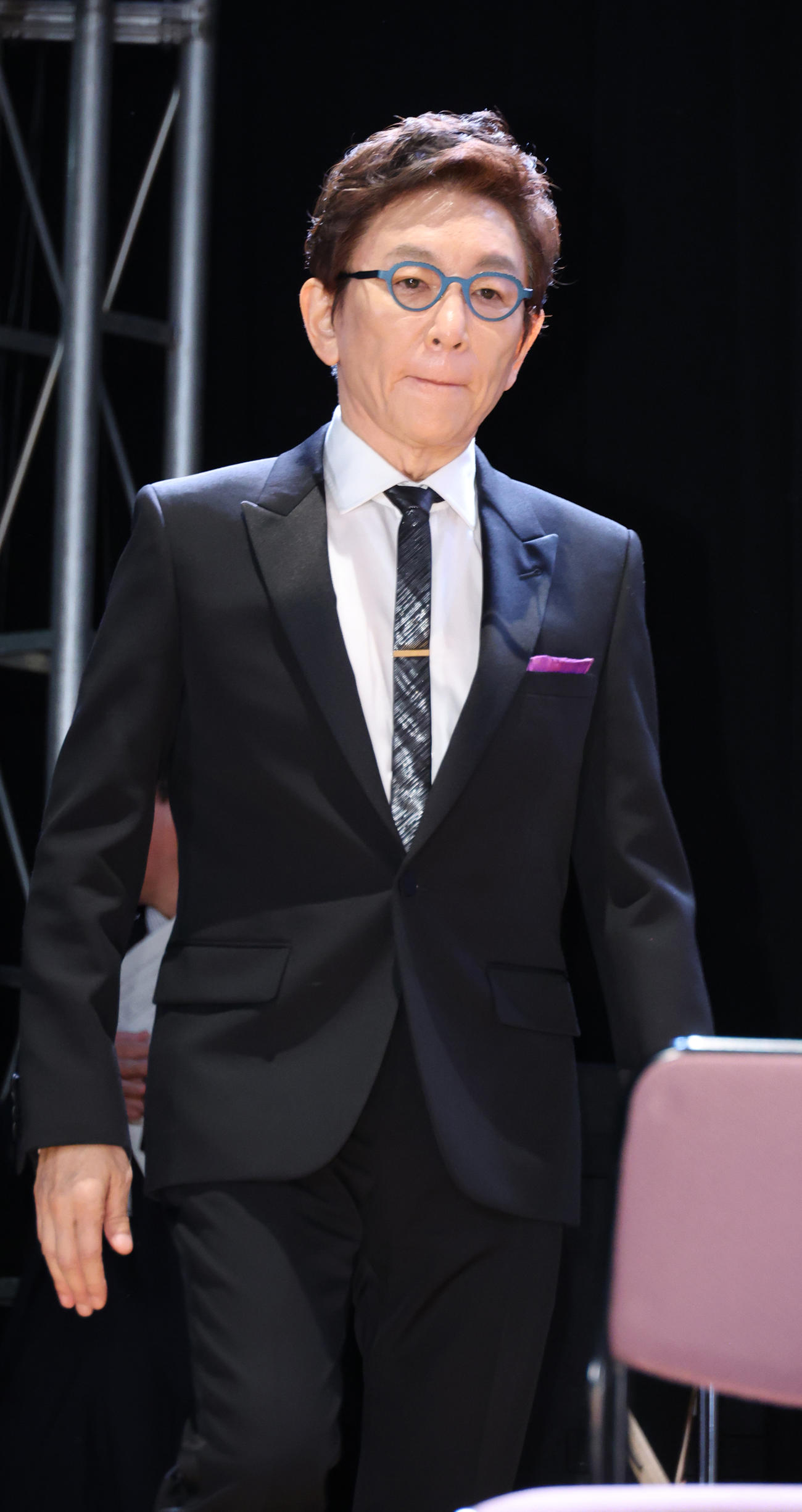「THE WILLIAMS DAY」に参加した古舘伊知郎アナウンサー（撮影・中島郁夫）