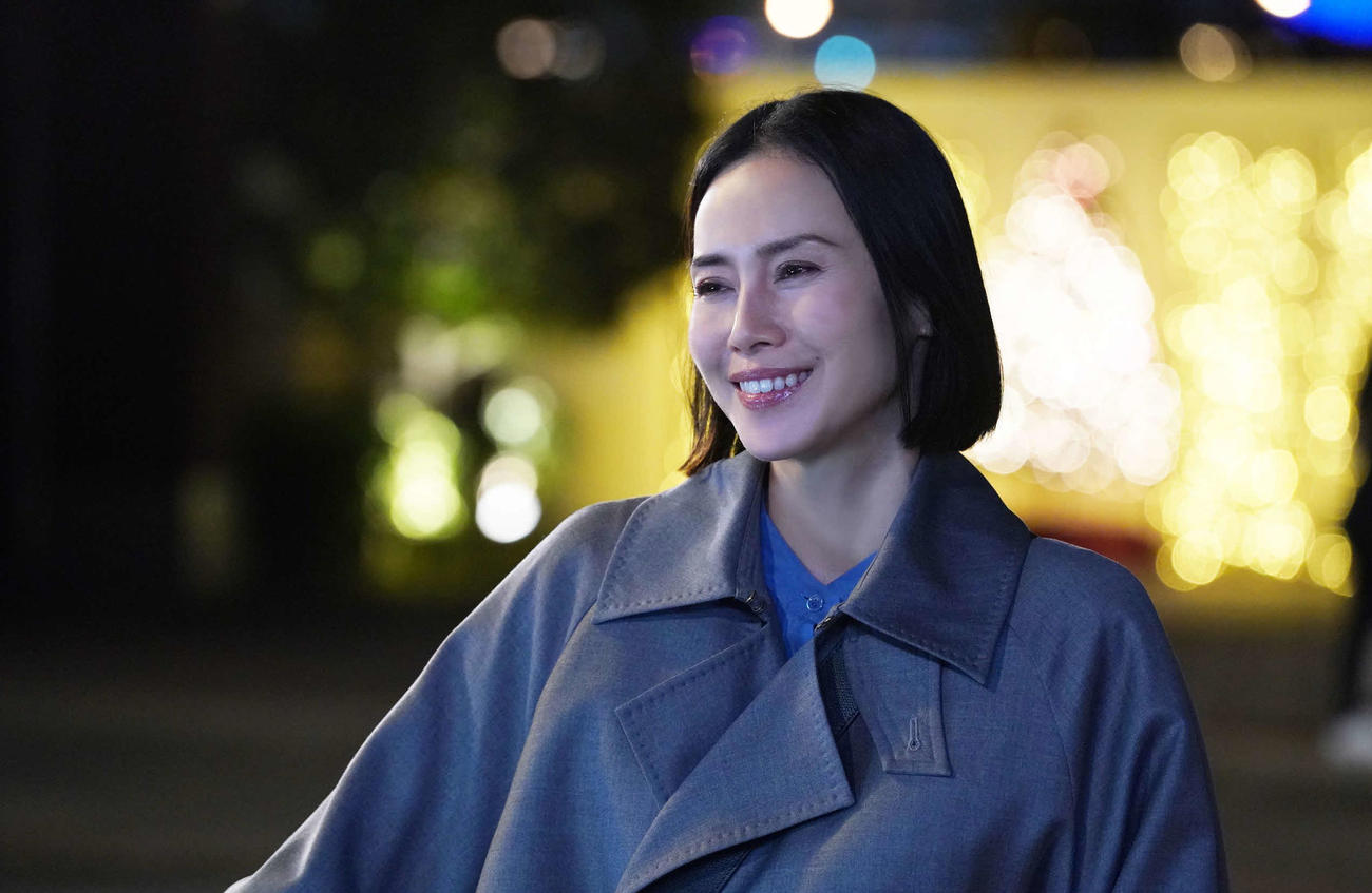 「ONE DAY～聖夜のから騒ぎ～」に出演する中谷美紀(C)フジテレビ