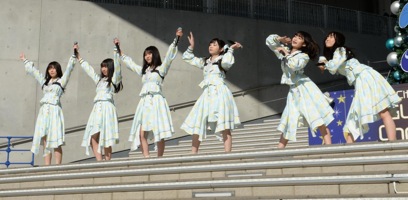 ライブを行った新生ラストアイドル