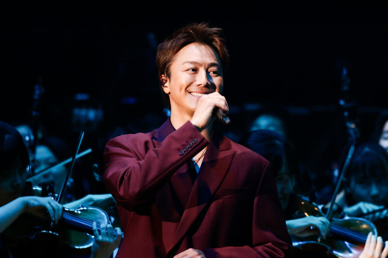 「1万人の第九」にゲスト出演したTAKAHIRO（C）MBS／サントリー1万人の第九