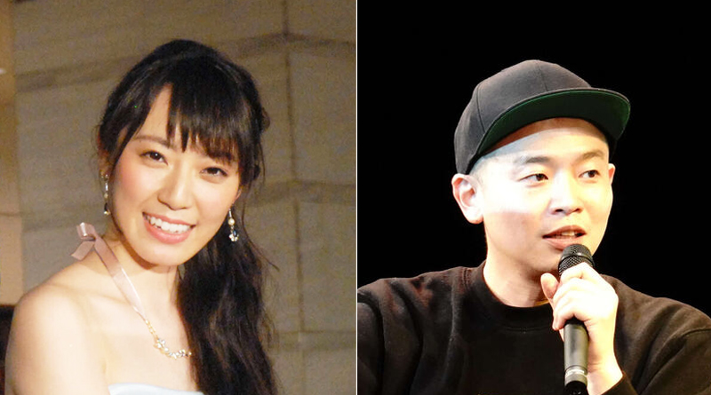 松井咲子（左）、上田航平