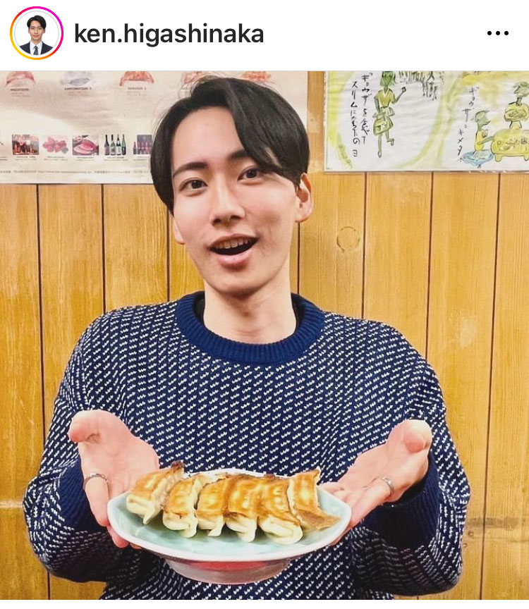 東中健アナのインスタグラムから