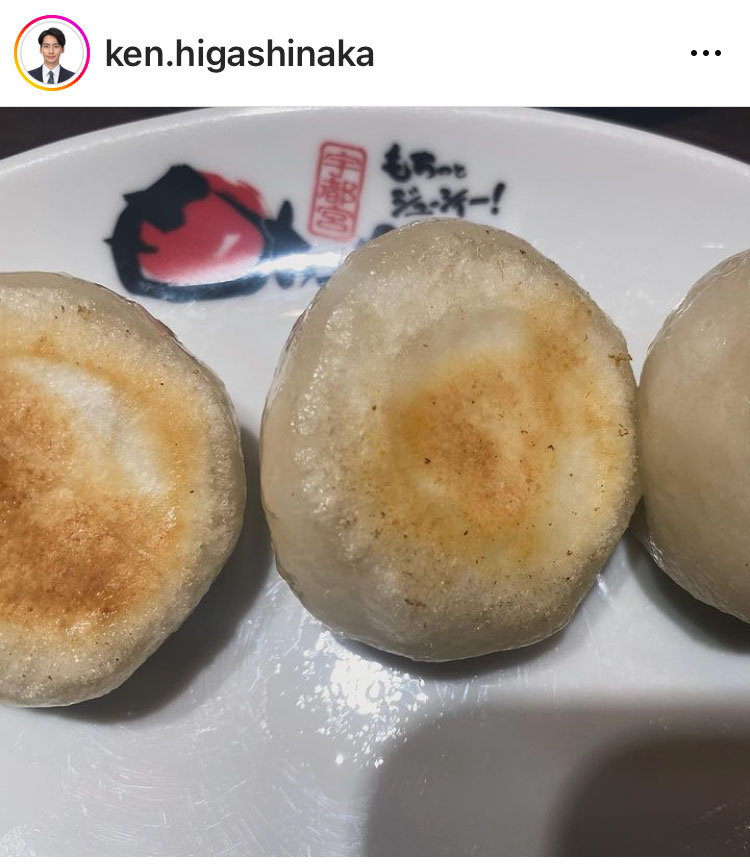 東中健アナのインスタグラムから