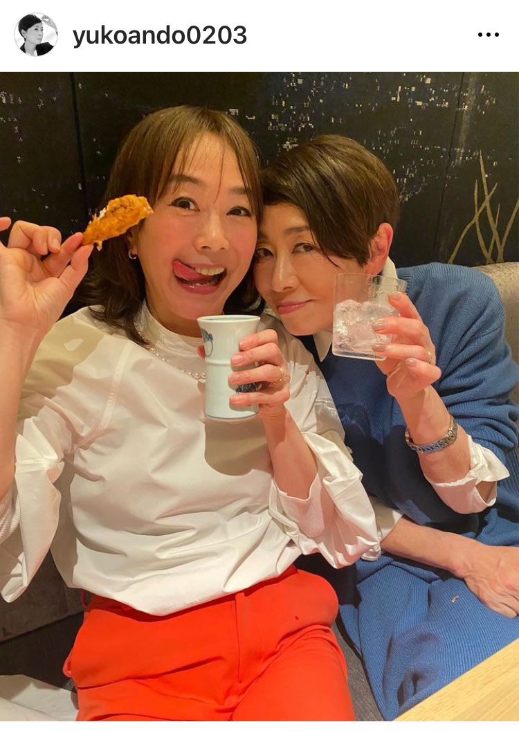 安藤優子のインスタグラムから