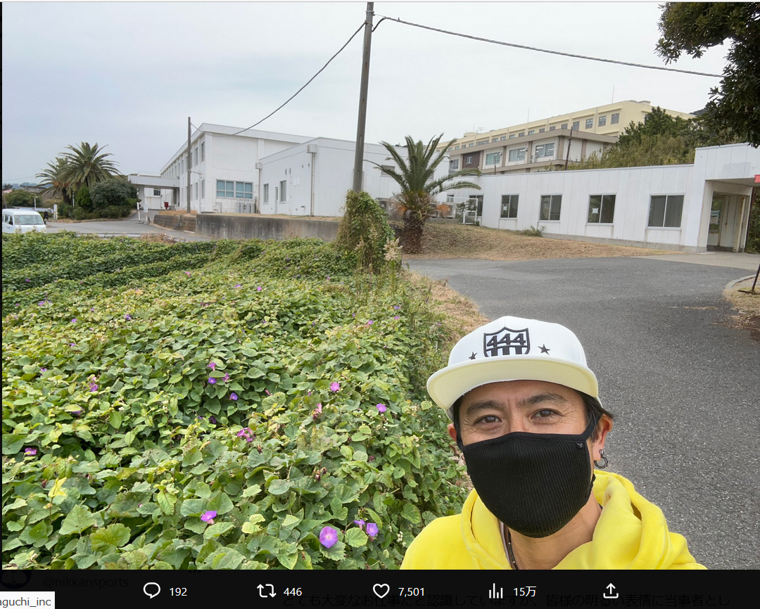 山口達也氏のX（旧ツイッター）から