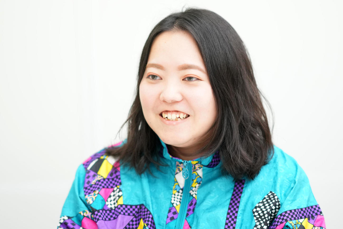 「女芸人No．1決定戦　THE W」に向け意気込みを語った梵天のしおたむ（撮影・横山健太）