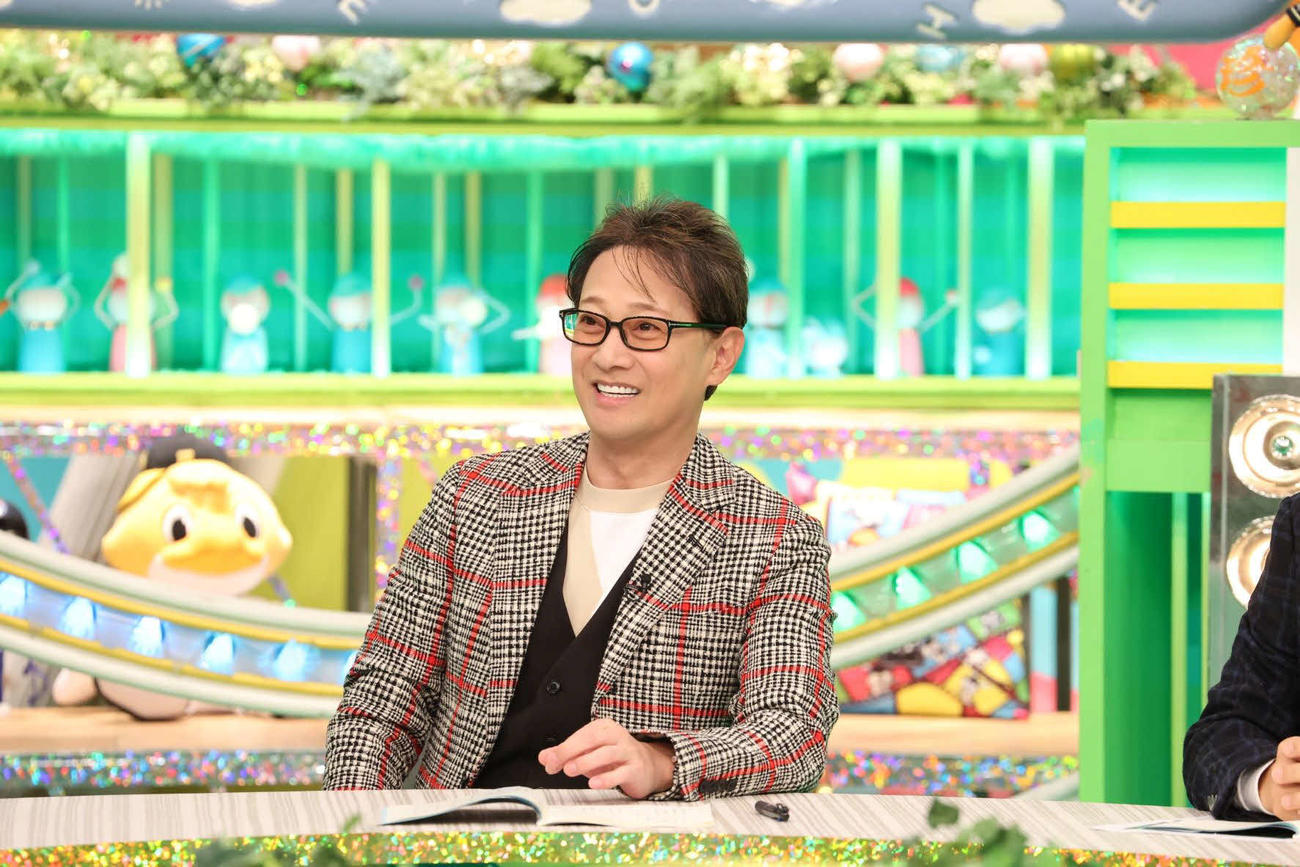 「中居正広のプロ野球珍プレー好プレー大賞2023」に出演する中居正広(C)フジテレビ