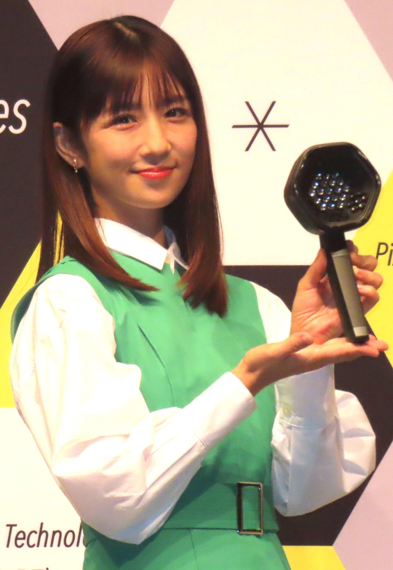 「超音波ケアの輪を広げよう」PROJECT発表会に登壇した小倉優子