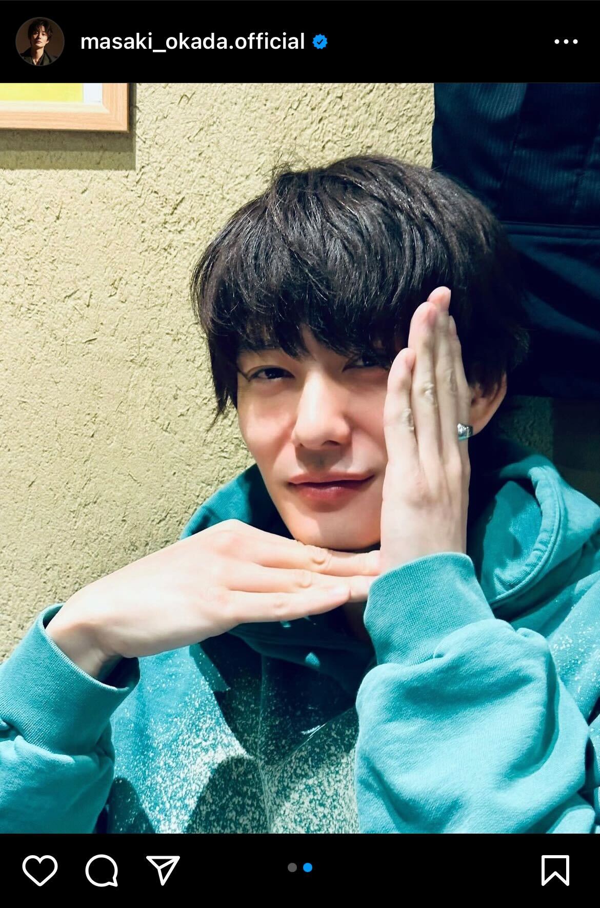 岡田将生インスタグラムから