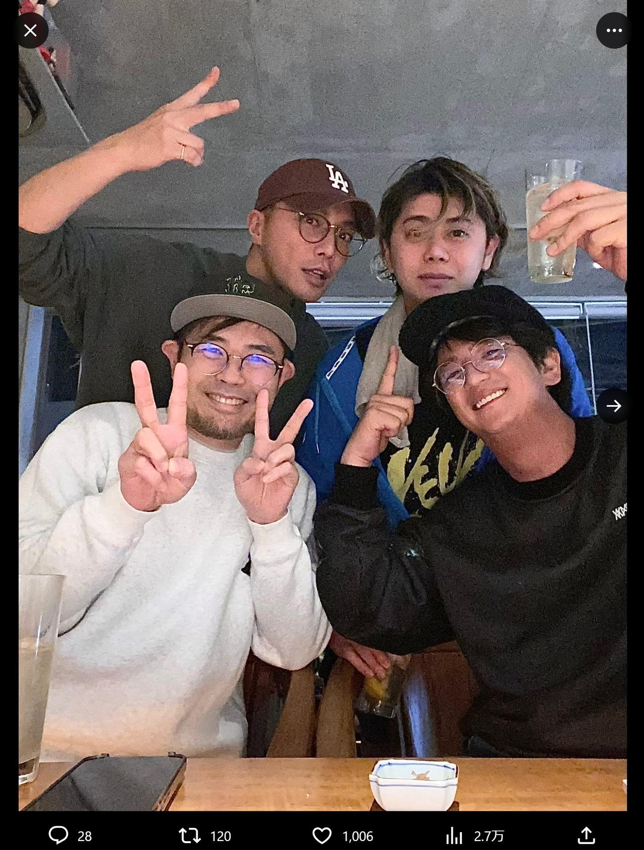 品川祐のXから