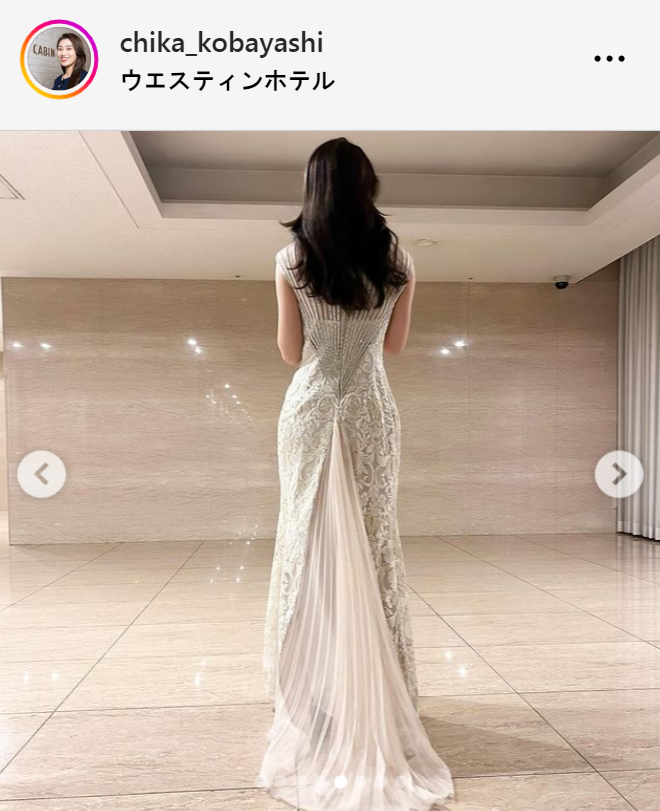 小林千花のインスタグラムから