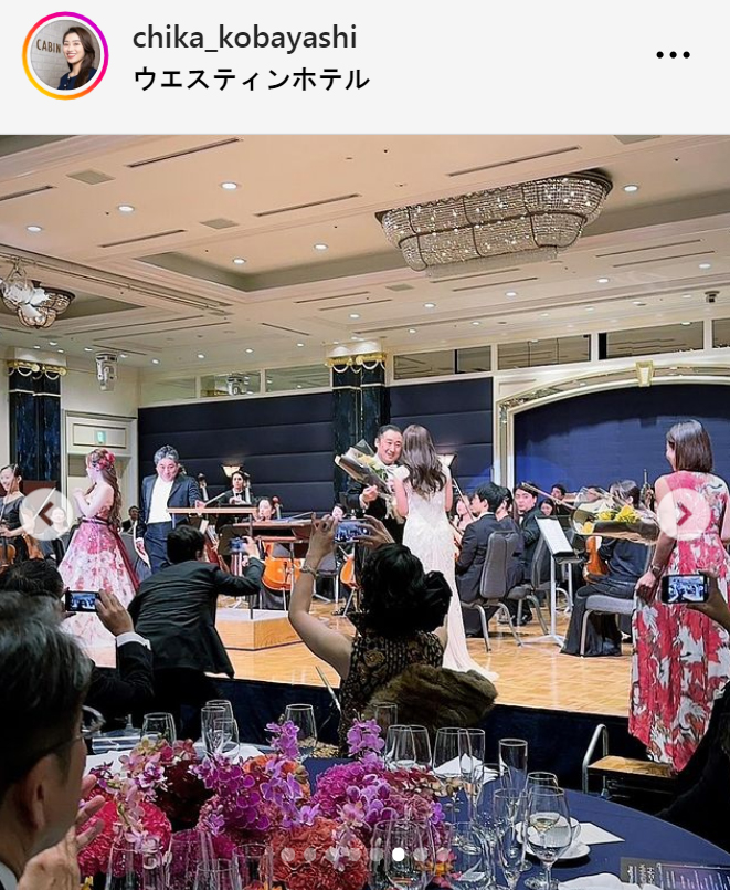 小林千花のインスタグラムから