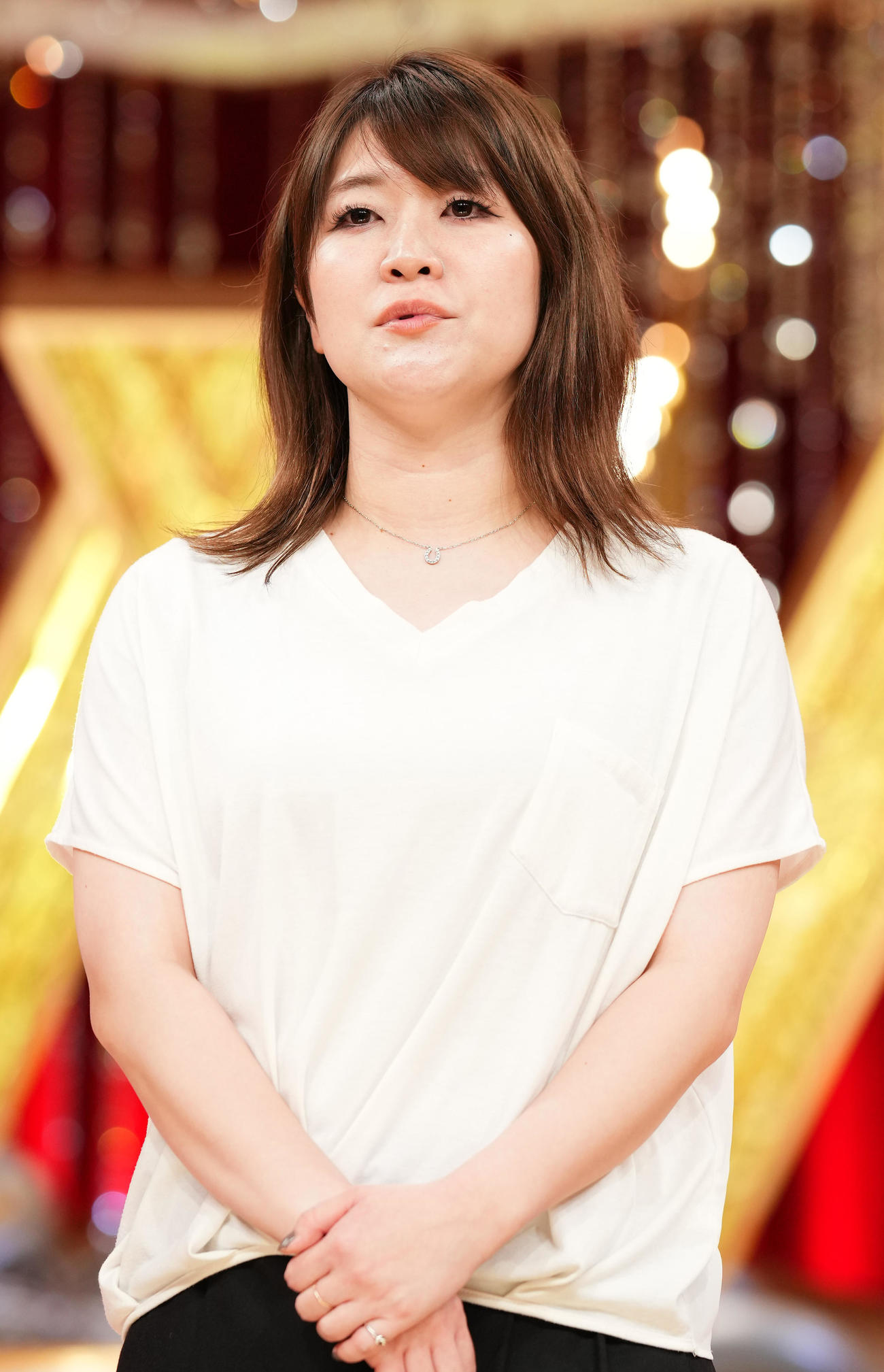 「THE W」で優勝し、心境を話す紅しょうがの稲田美紀（撮影・菅敏）