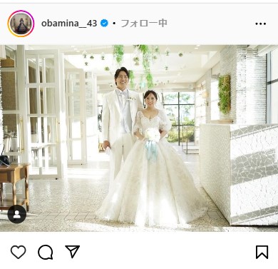 大場美奈のインスタグラムから