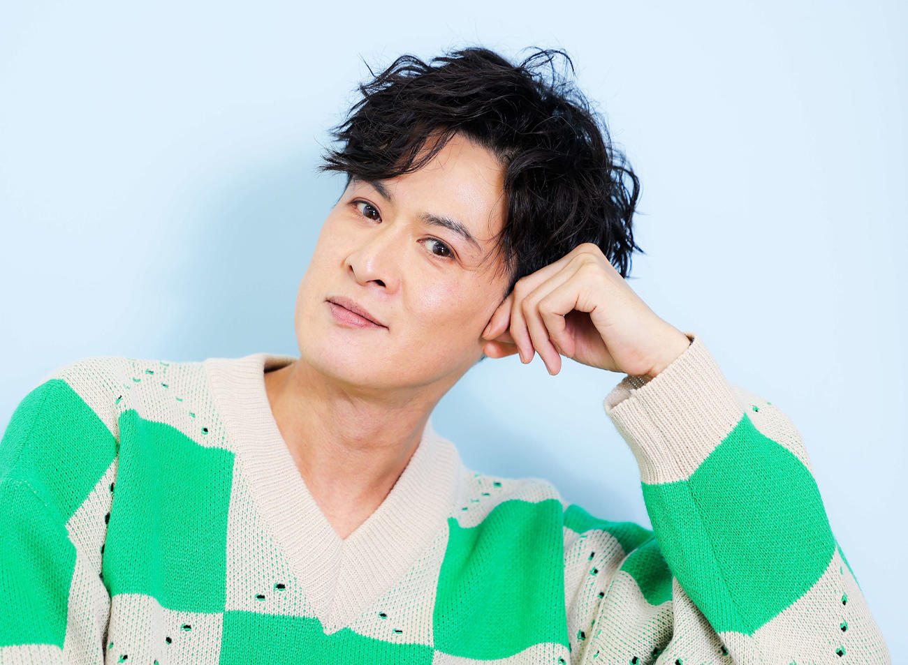舞台、映像で個性派俳優として活躍中の新納慎也（撮影・河田真司）