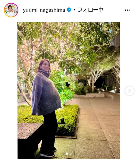 永島優美アナのインスタグラムから