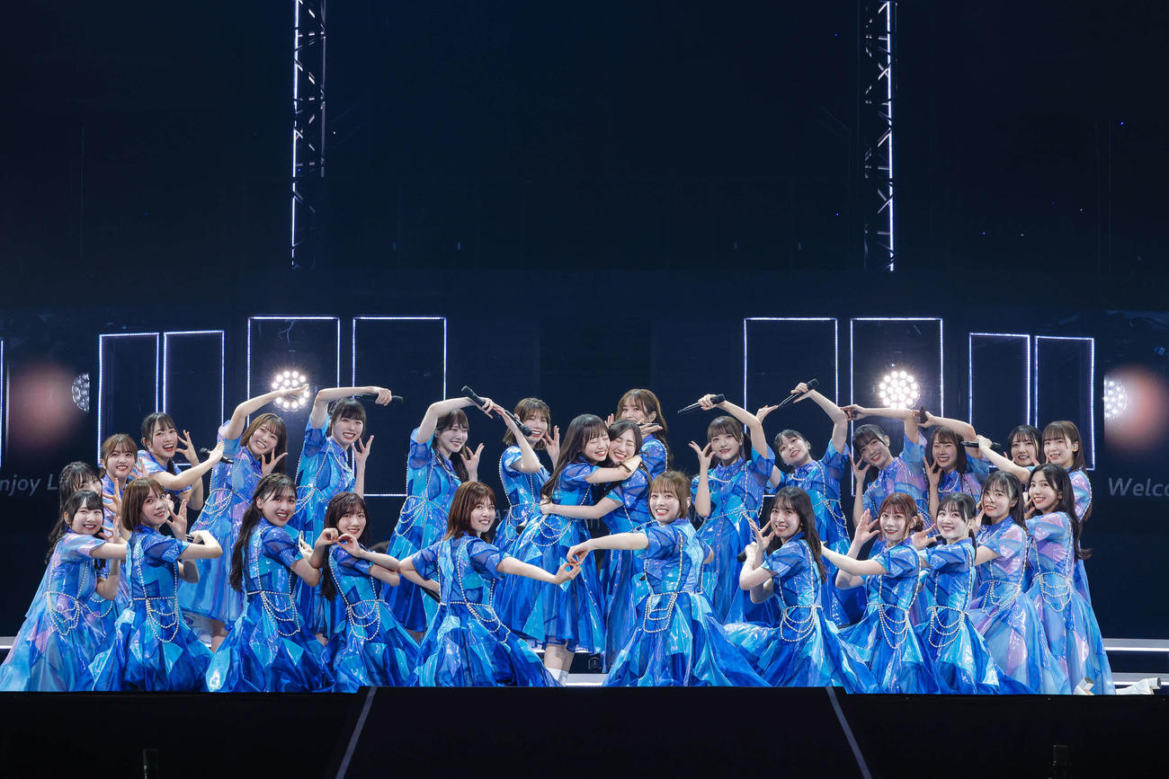 全国ツアー千秋楽公演を開催した日向坂46