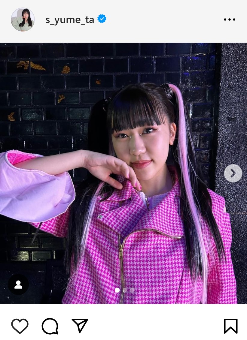 鈴木夢のインスタグラムから