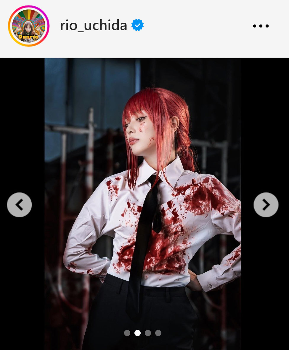 内田理央のインスタグラムから