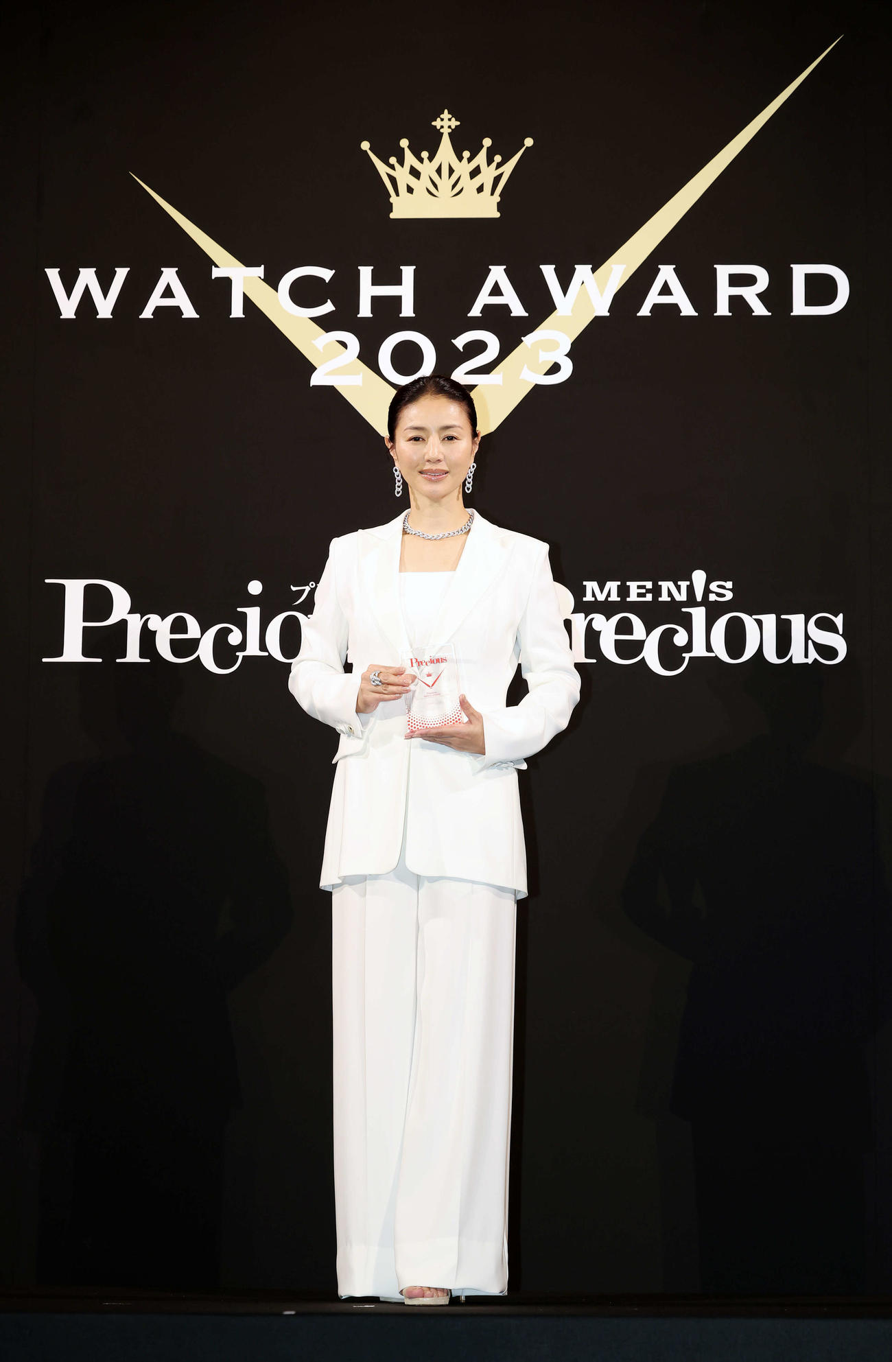 「Precious時の人」を受賞した井川遥（撮影・宮地輝）