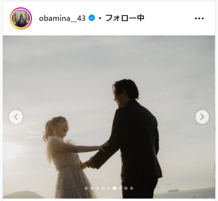 大場美奈のインスタグラムから