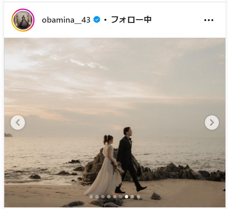 大場美奈のインスタグラムから