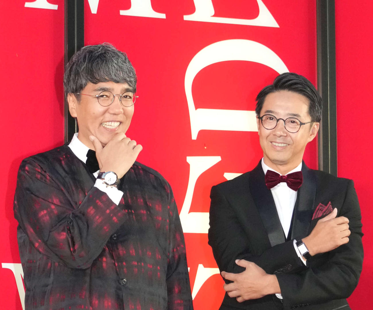 おぎやはぎの小木博明（左）と矢作兼（2023年9月撮影）