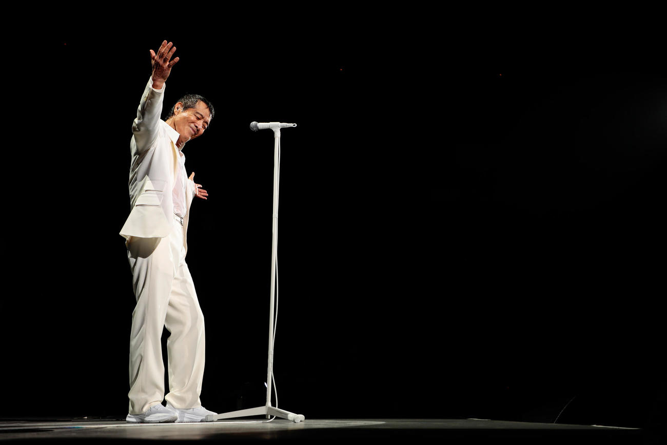 150回目の日本武道館公演で熱唱する矢沢永吉(C)HIRO KIMURA
