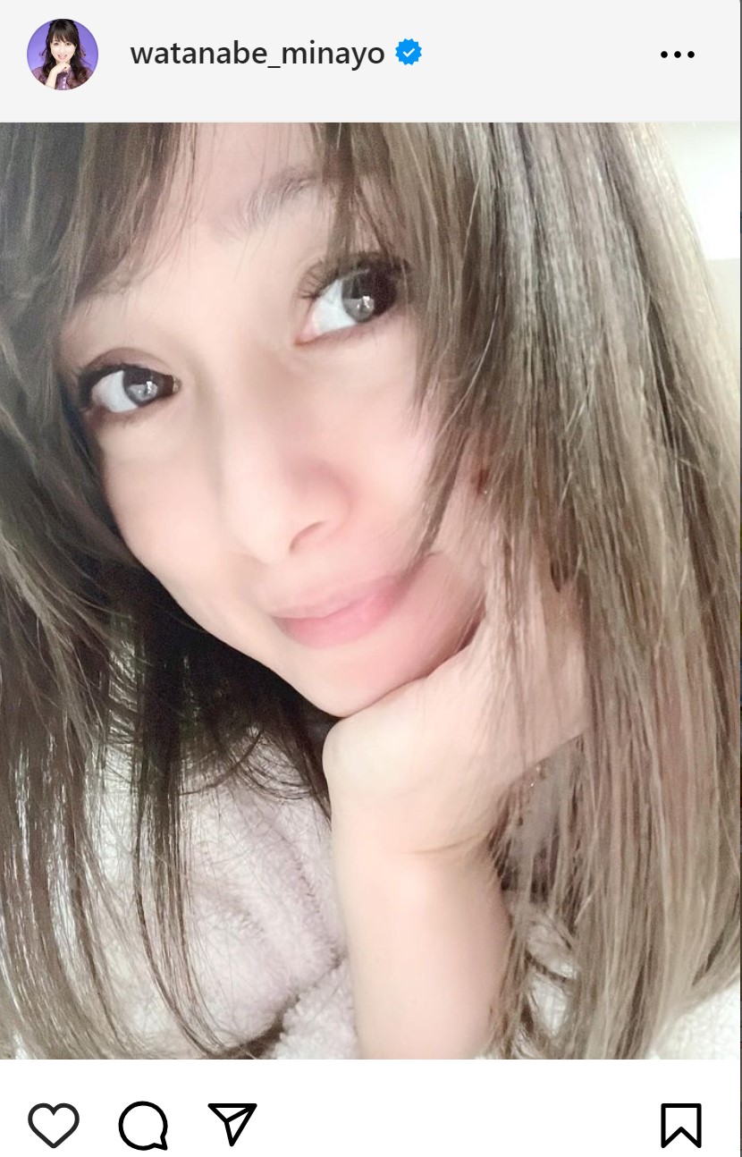 渡辺美奈代のインスタグラムから