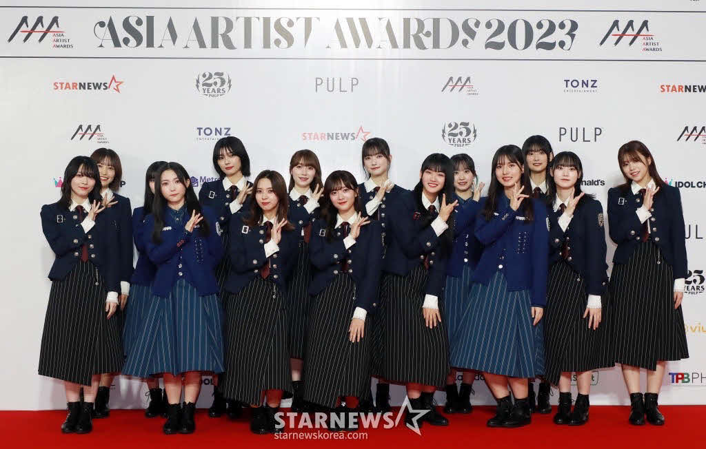Asia Artist Awardsで二冠を達成した櫻坂46 (C)STARNEWS