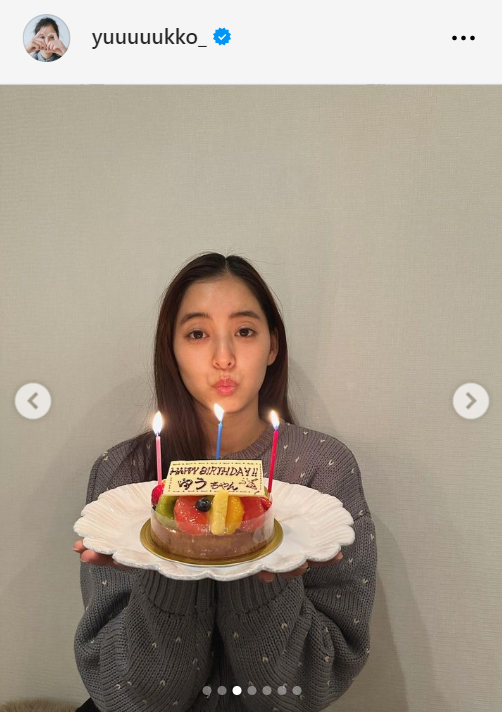 新木優子のインスタグラムから