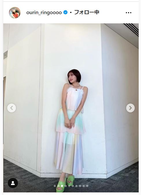 王林のインスタグラムから
