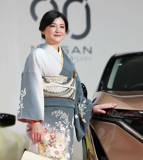 日産90周年アニバーサリーイベントに臨む伊藤かずえ(撮影・河田真司)