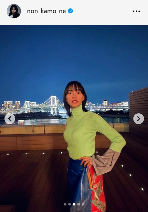 のんのインスタグラムから