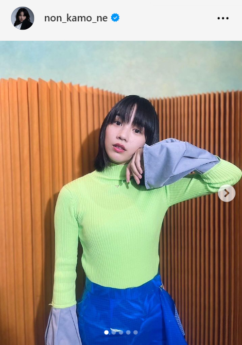 のんのインスタグラムから