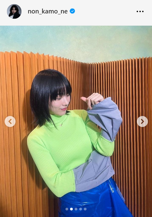 のんのインスタグラムから