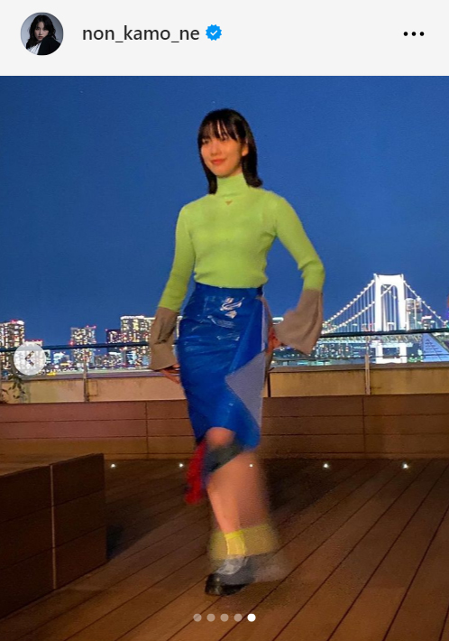 のんのインスタグラムから