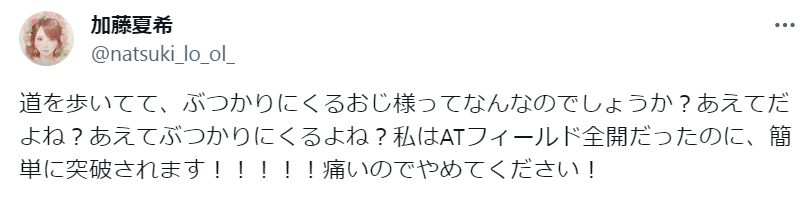 加藤夏希のXから
