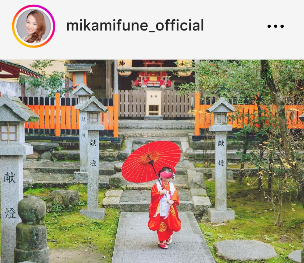 三船美佳のインスタグラムから