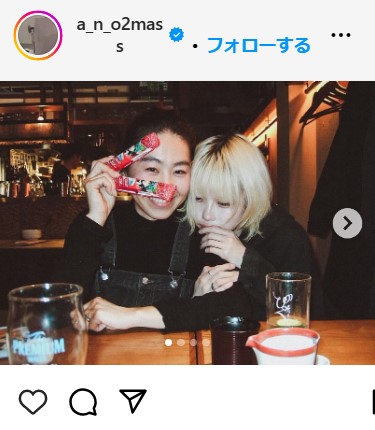 あののインスタから