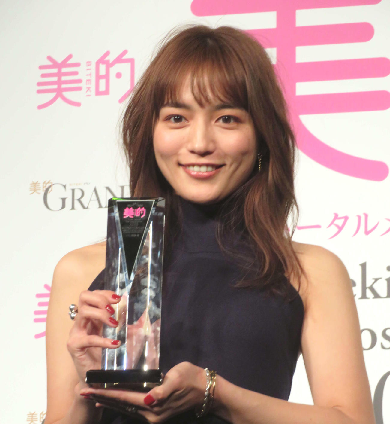 2023美的ベストビューティウーマンに選ばれた川口春奈（撮影・村上幸将）