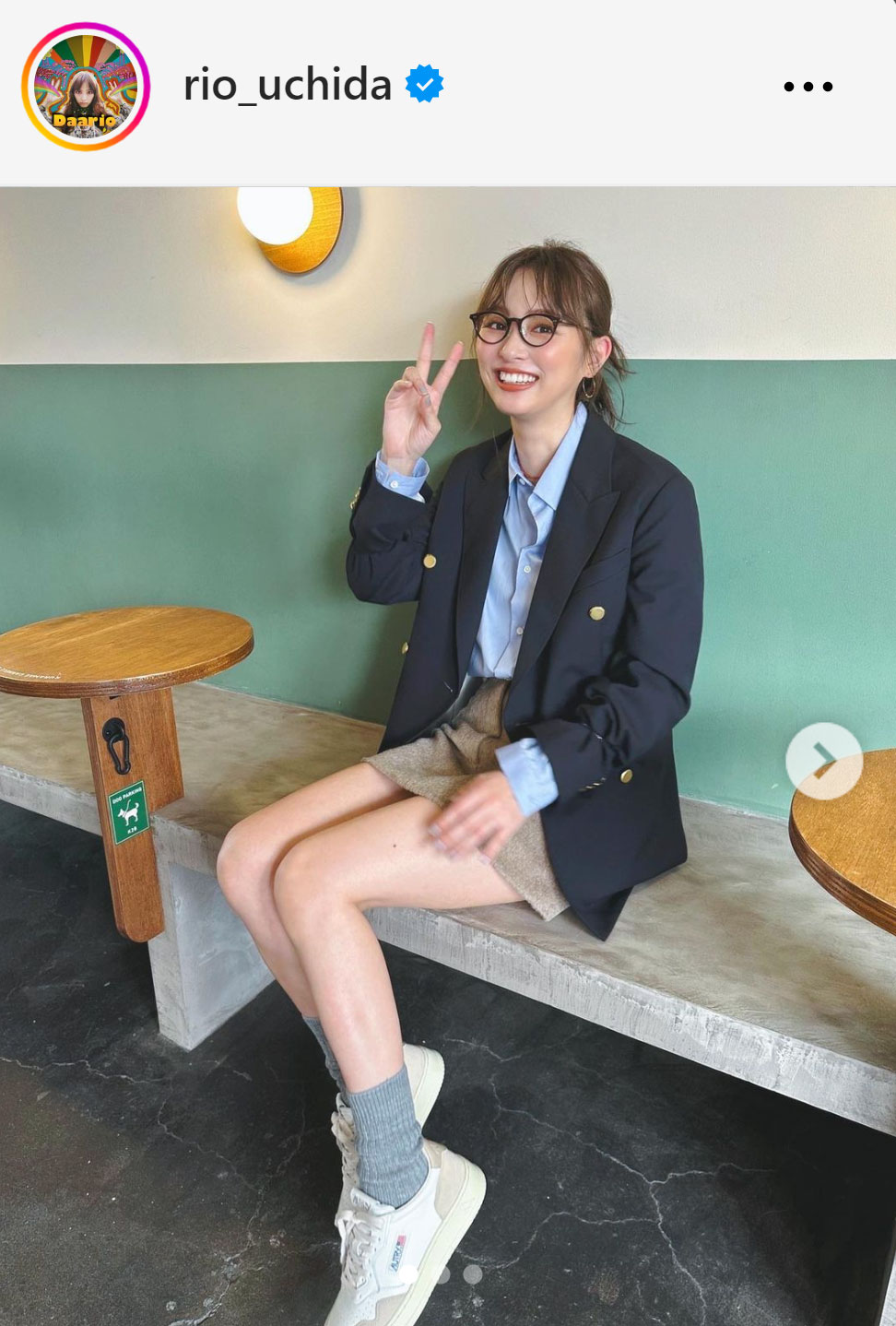 内田理央のインスタグラムから