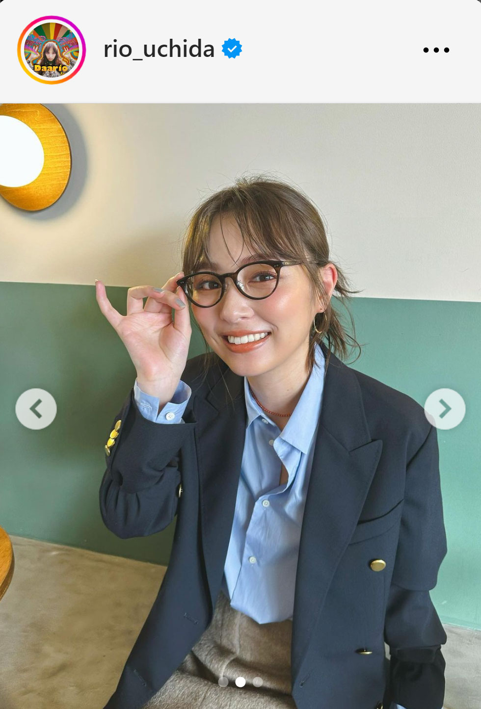 内田理央のインスタグラムから