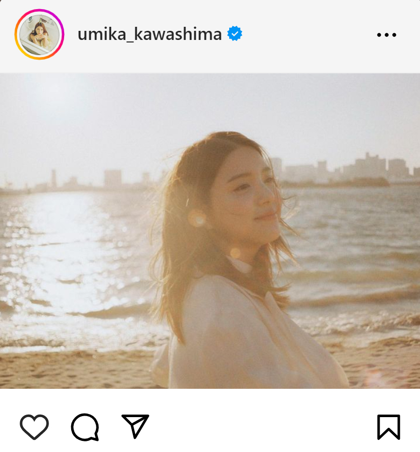 川島海荷のインスタグラムから
