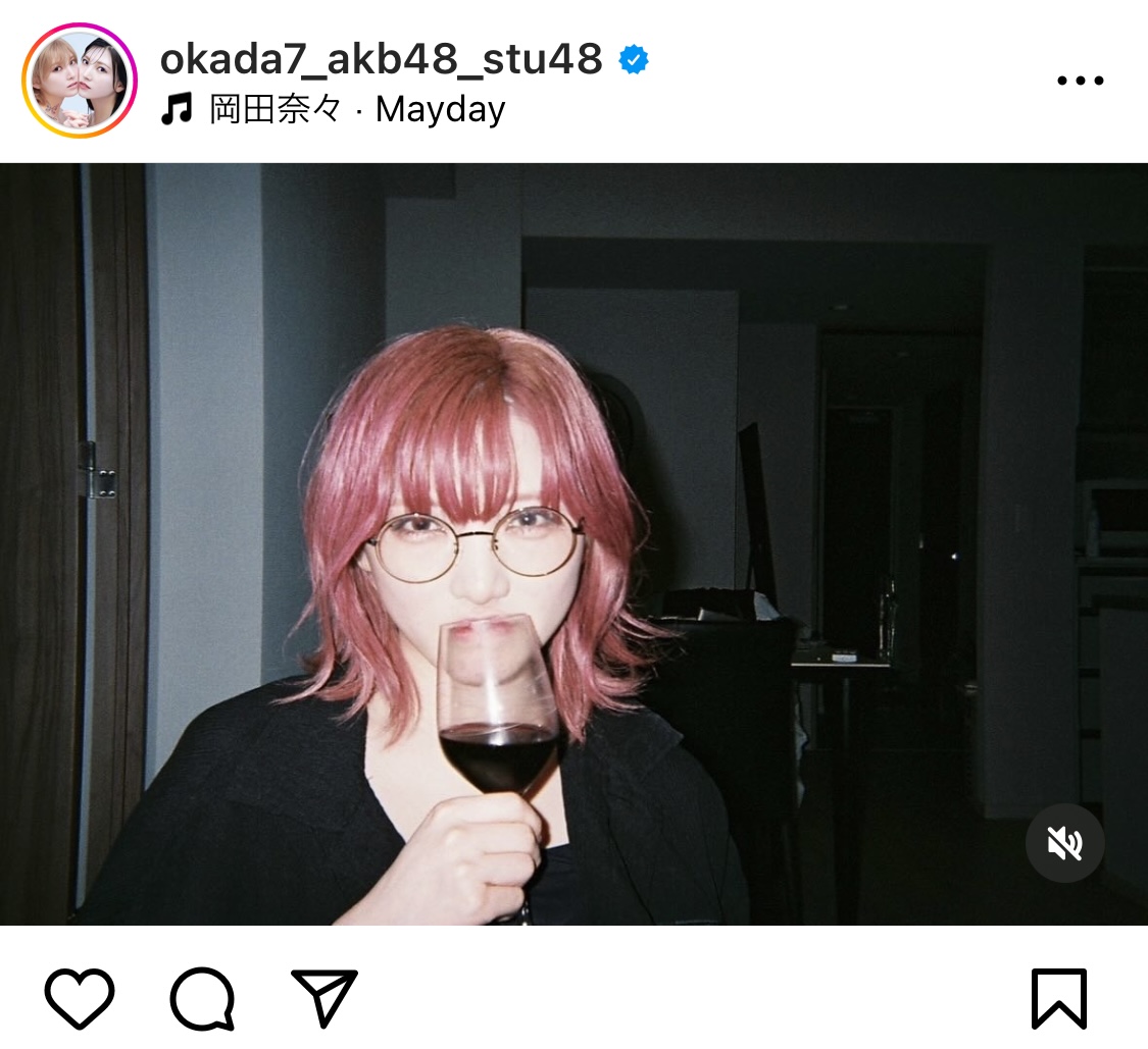 岡田奈々のインスタグラムイから